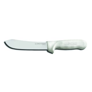 Butcher Knife 8", White Handle