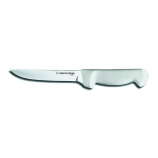 Boning Knife 6", Wide, White Handle