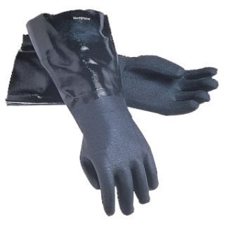 Glove Dishwashing 17" Black Rubber