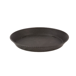 Basket 10 3/8" Round Plastic Black