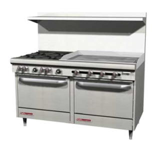 Range 60" 6 Burner 24" Griddle LP Gas