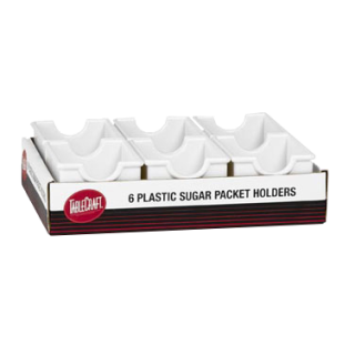 Sugar Packet Holder Plastic White