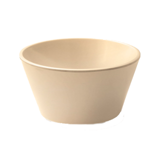 Bouillon 8 oz Tan Plastic