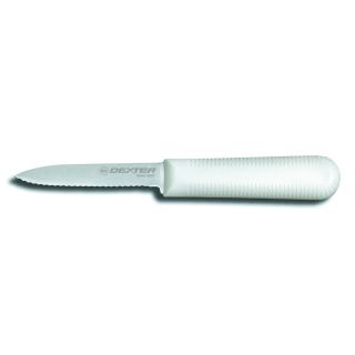Paring Knife 3 1/4", Scalloped White