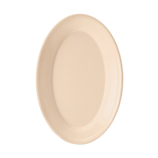 Platter 9 1/4" Tan Plastic