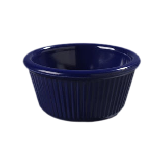Ramekin 3 oz Fluted Cobalt Blue