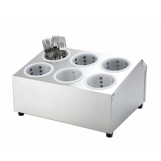 Silv-A-Tainer 6 holes SS