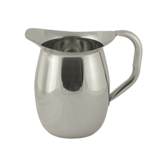 Pitcher 2 Quart SS Bell Shaped