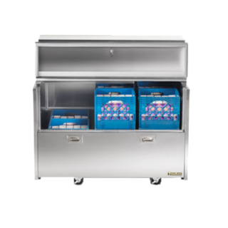 Milk Cooler 16 Crate 58" SS Dual Access