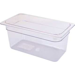 Food Pan Third Size 2-1/2" Deep Clear