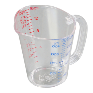 Measuring Cup 1 Pint Clear Poly