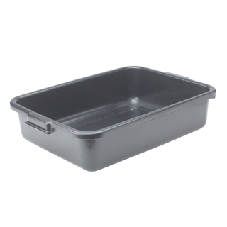 Tote Box 20-1/4" x 15-1/2" x 5" Black