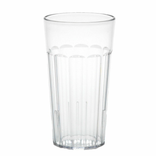 Tumbler 16.4 oz Fluted Clear